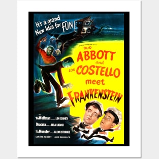 Abbott And Costello Meet Frankenstein Posters and Art